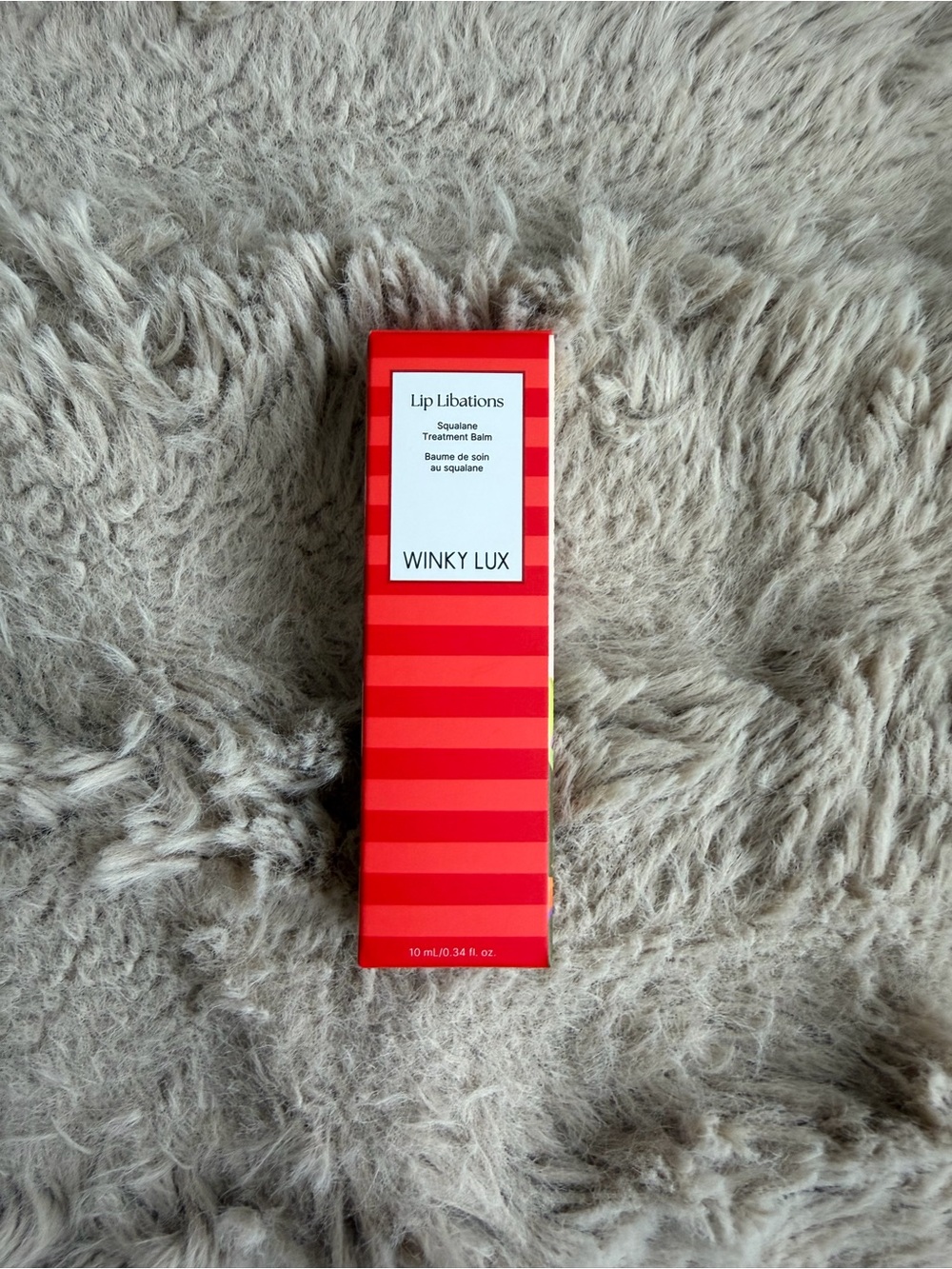 WINKY LUX Red Striped Lip Libations Squalane Treatment Balm - Spritz